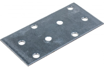 Пластина крепежная  80х40х2,0мм оцинк.