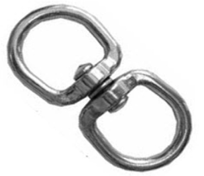 Вертлюг (кольцо-кольцо) НИКЕЛЬ  М25