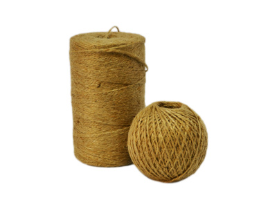 Шпагат джутовый 1,2 мм клубок  /50/ СНЯТ С ПРОИЗВОДСТВА!!